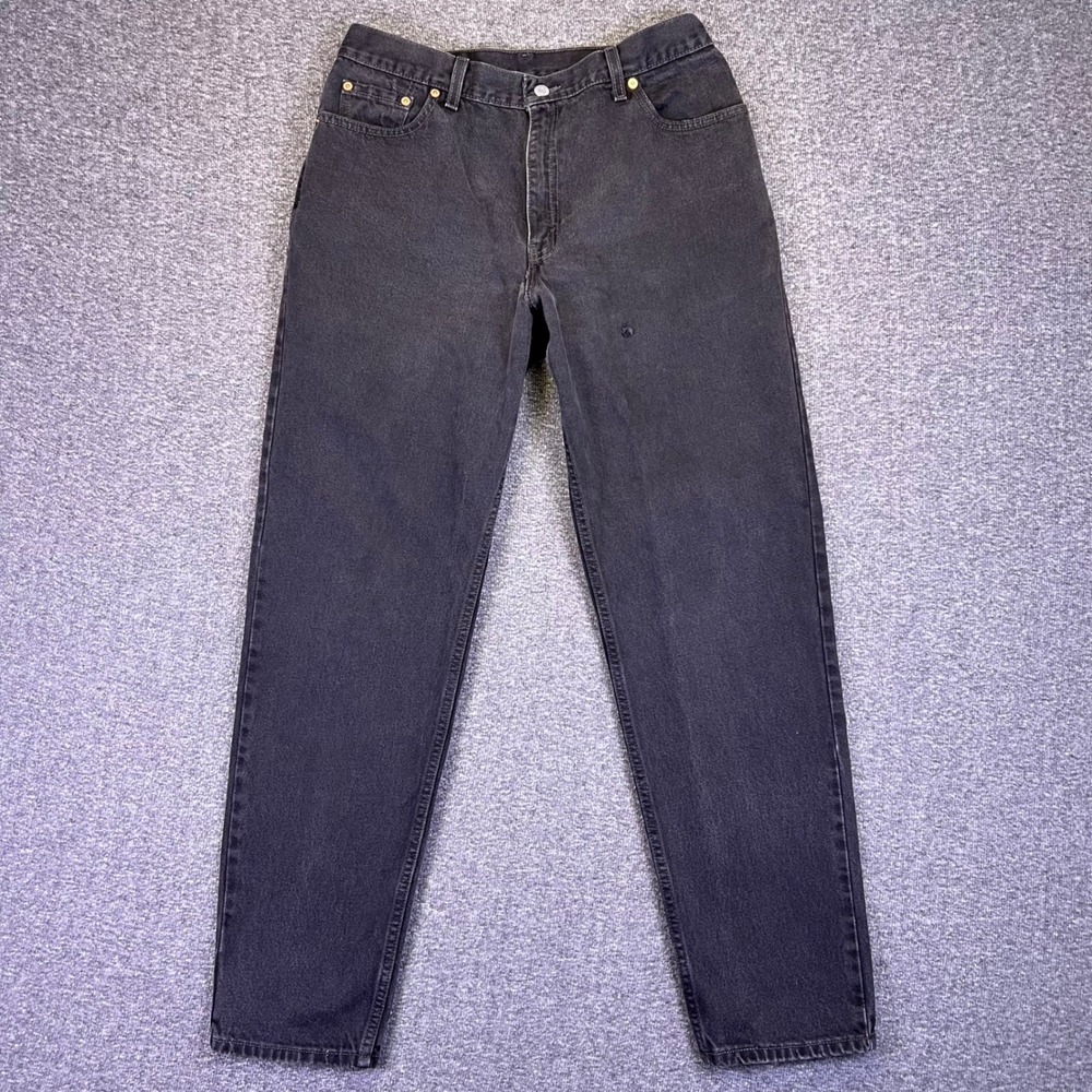 VTG 90s Levis 550 Jeans Womens 14 Relaxed Tapered High Rise Denim‎ Grunge Retro